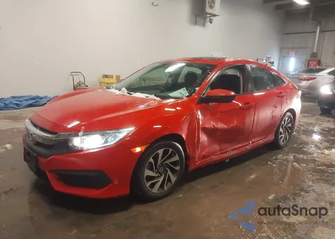 2017 Honda Civic Ex z USA, uszkodzony, nr VIN 2HGFC2F71HH515616